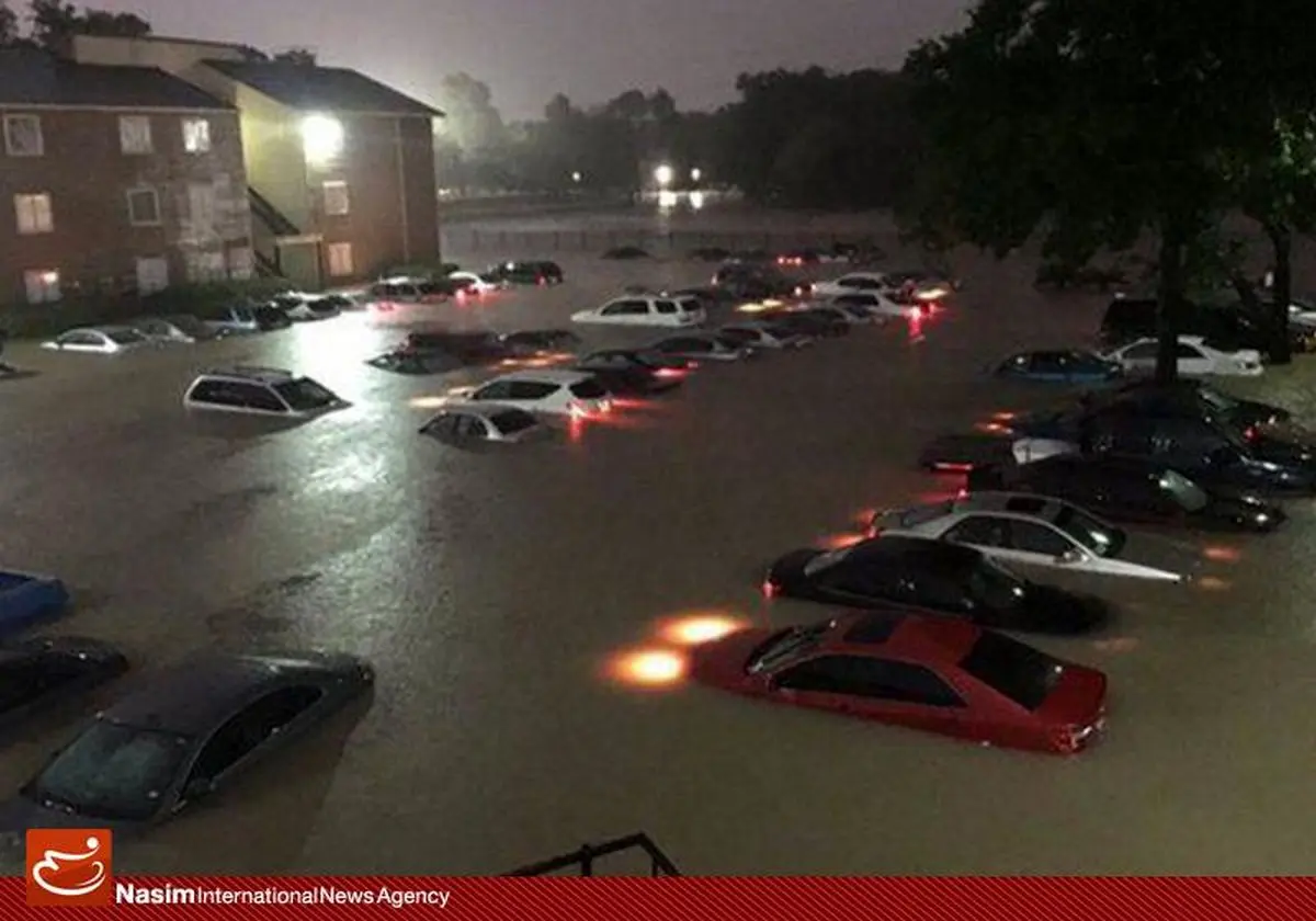 سیل در هیوستون تگزاس آمریکا