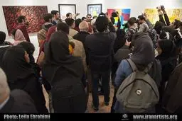 حضور سفیر ارمنستان در نمایشگاه نقاشی‌های لوریس چکناواریان