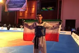 حسینی طلایی شد+فیلم و عکس