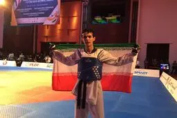 حسینی طلایی شد+فیلم و عکس