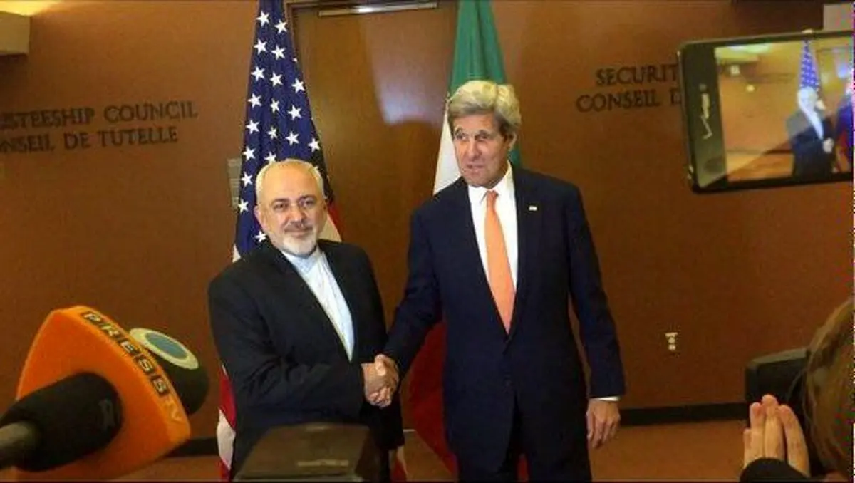 ظریف و جان کری با هم دیدار کردند + عکس
