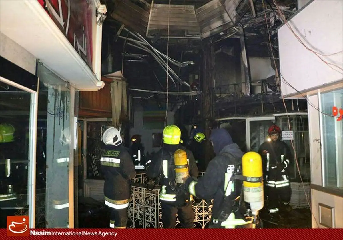 حریق گسترده در مجتمع تجاری- اقامتی جنت مشهد