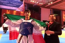 رجبی سومین طلای ایران را کسب کرد+فیلم و عکس
