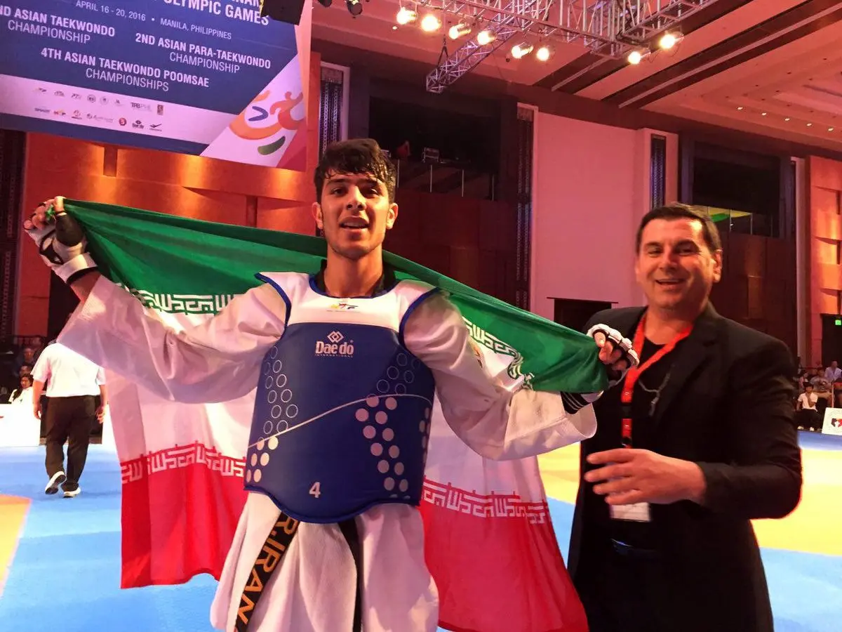 رجبی سومین طلای ایران را کسب کرد+فیلم و عکس