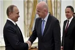 رئیس فیفا با پوتین دیدار کرد