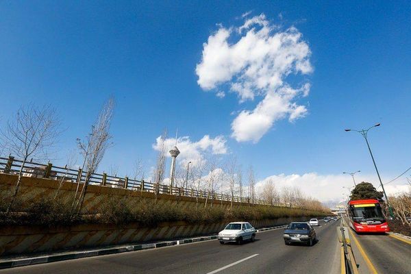 کیفیت هوای تهران در شرایط 