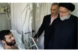 عیادت رئیس بنیاد شهید از جانبازان مدافع حرم در لبنان