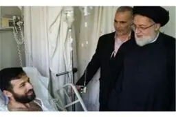 عیادت رئیس بنیاد شهید از جانبازان مدافع حرم در لبنان