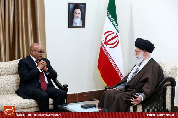 دیدار رئیس‌جمهور آفریقای جنوبی با رهبر معظم انقلاب