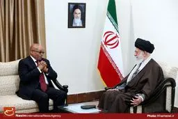 دیدار رئیس‌جمهور آفریقای جنوبی با رهبر معظم انقلاب