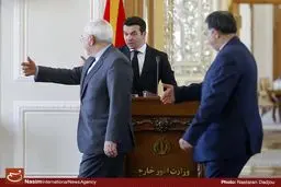 نشست مشترک وزرای خارجه ایران و مقدونیه