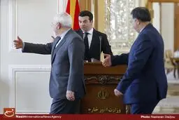 نشست مشترک وزرای خارجه ایران و مقدونیه