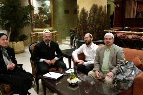 خاخام یهودی با پوشش اسلامی به الازهر رفت! +عکس