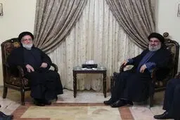حجت الاسلام شهیدی و سید حسن نصرالله دیدار کردند