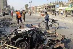 انفجار در جنوب شرق بغداد بیش از ۶۰ کشته و زخمی بر جای گذاشت