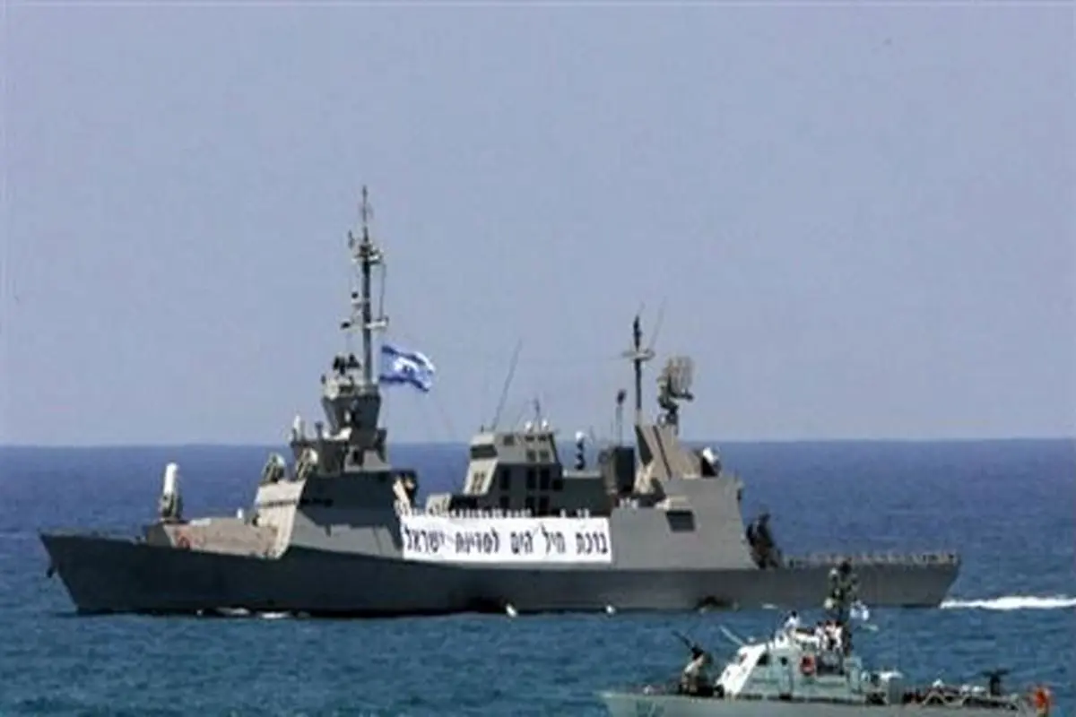 ورود غیر مجاز یک ناو صهیونیستی به آب‌های لبنان