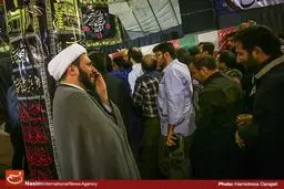 مراسم وداع با پیکر شهید حاج حسن اکبری