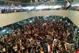 جریان صدر از معترضان خواست تا الخضراء بغداد را ترک کنند