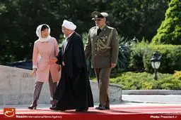 استقبال رسمی از رئیس‌جمهور کره‌جنوبی