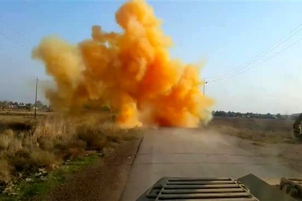 حمله شیمایی داعش در کرکوک