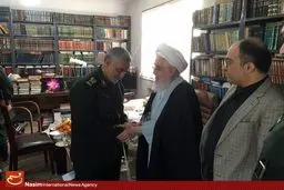 دیدار صبح امروز سردار قاسم سلیمانی با نماینده ولی فقیه در استان گیلان