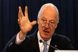 دی‌میستورا خواستار برقراری آتش‌بس سراسری در سوریه شد