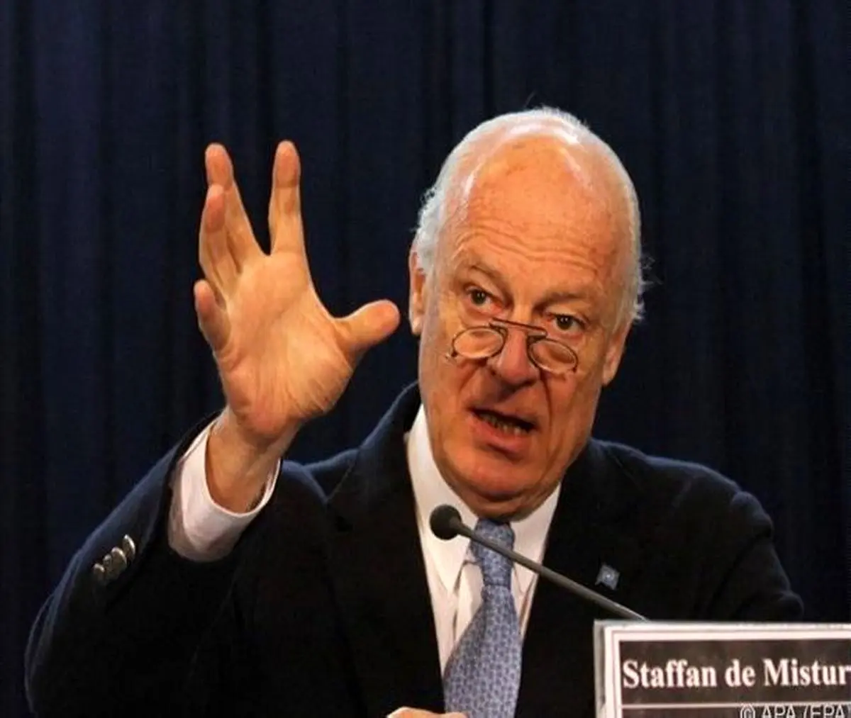 دی‌میستورا خواستار برقراری آتش‌بس سراسری در سوریه شد