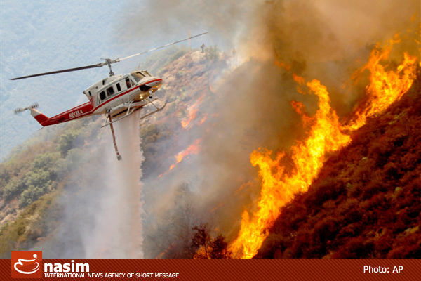 احتمال وقوع آتش‌سوزی در اراضی جنگلی گلستان