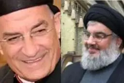 دیدار رهبر مسیحیان لبنان با سید حسن نصرالله