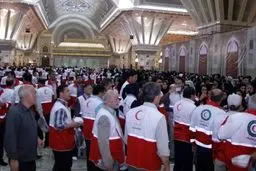 داوطلبان هلال احمر سنگ تمام گذاشتند