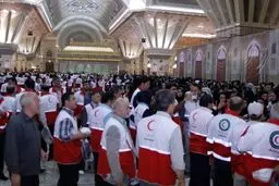 داوطلبان هلال احمر سنگ تمام گذاشتند