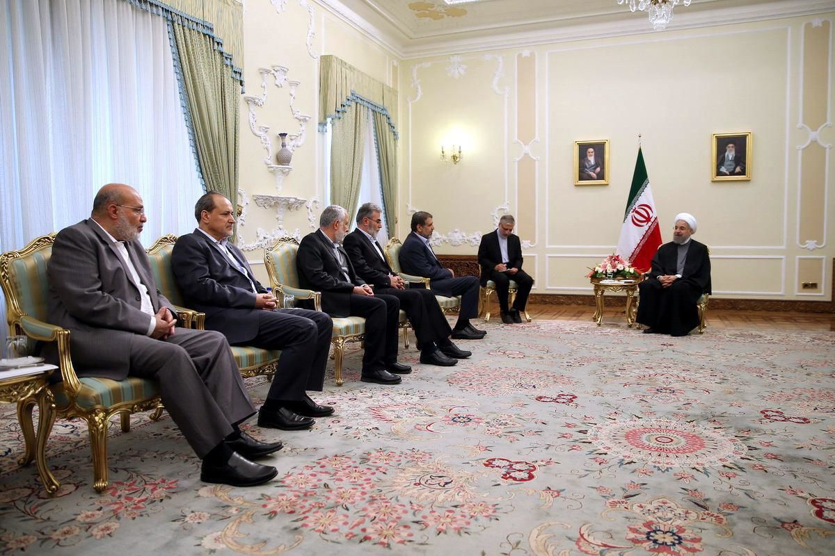 روحانی: امنیت امروز کشورهای اسلامی به خاطر وجود مجاهدین فلسطین و حزب‌الله لبنان است