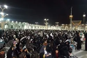 قرائت دعای پرفیض کمیل در صحن جامع رضوی توسط حاج منصور ارضی