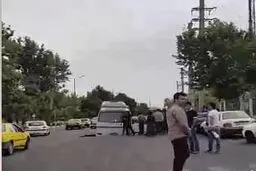 سقوط اتوبوس ۴۲ توریست فلیپینی به داخل حفره در کرج