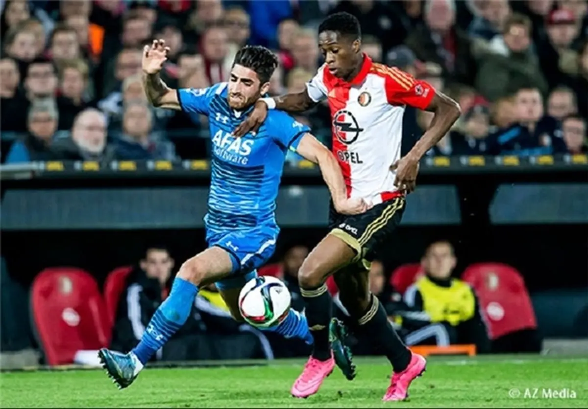 آلکمار در حضور ۸۳ دقیقه جهانبخش به برتری رسید