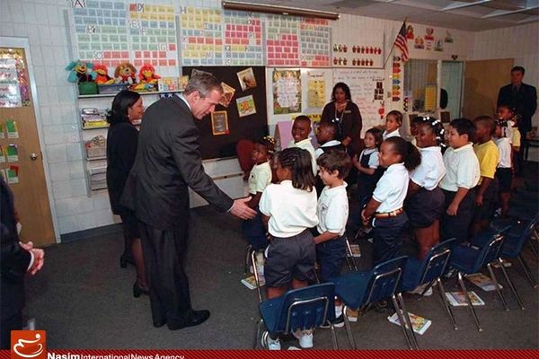 تصاویر جدید از جرج بوش در روز ۱۱ سپتامبر ۲۰۰۱