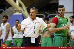 تمرین بسکتبالیست‌ها در روز رسانه‌ای تیم ملی