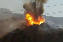 انفجار خطوط لوله پلی‌اتیلن در منطقه پلدختر/ آتش‌سوزی مهار شد؛ ۲۰ نفر مصدوم شدند