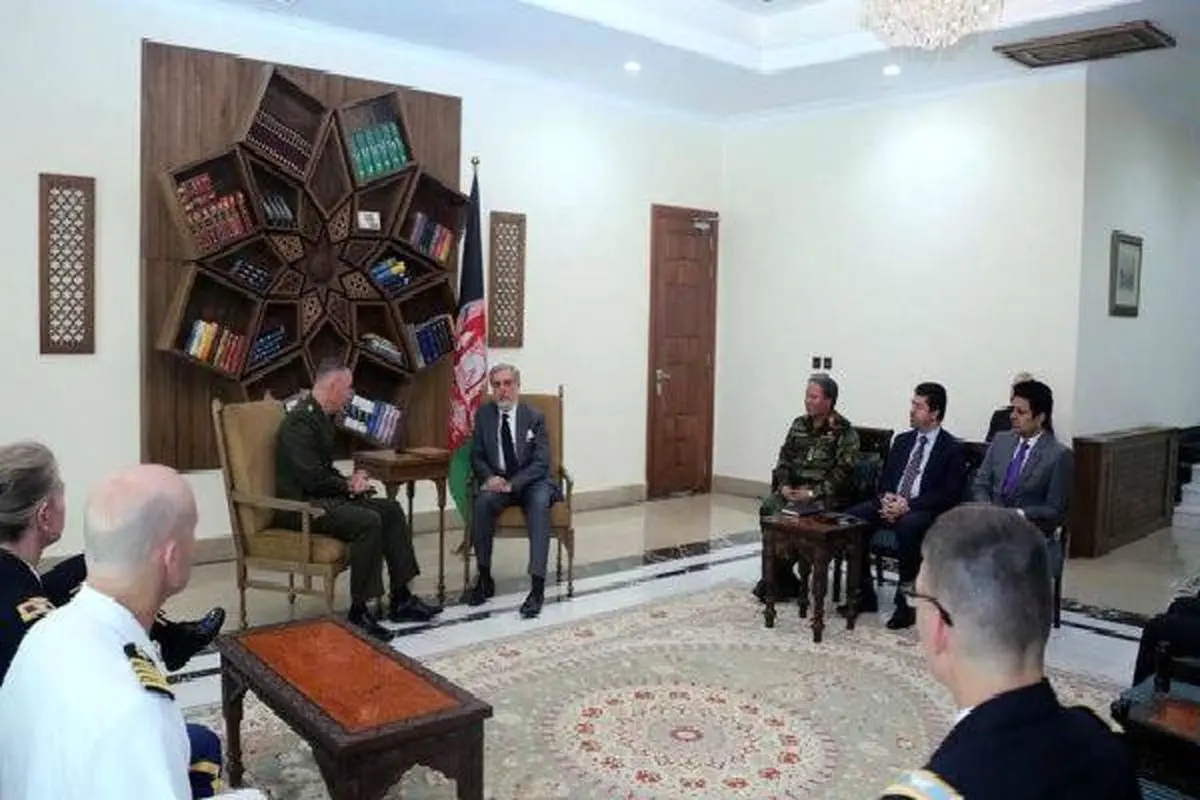 دیدار رئیس ستاد مشترک ارتش آمریکا با "عبدالله عبدالله"