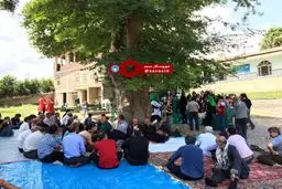 عکس خبری :: اجرای مراسم تعزیه به پاس بارش باران در روستای سنگ‌بن