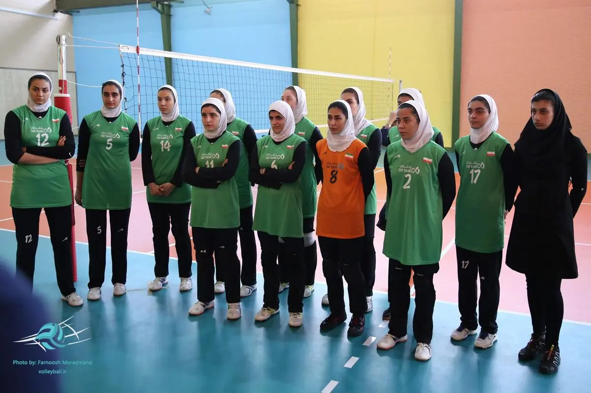 نخستین تمرین دختران جوان ایران برگزار شد