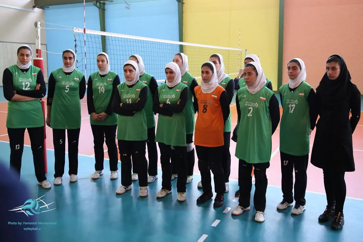 نخستین تمرین دختران جوان ایران برگزار شد