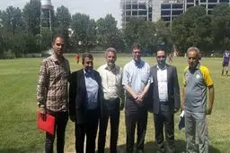 بازدید مالکین باشگاه نفت تهران و دبیرکل فدراسیون فوتبال از تیم‌های پایه این باشگاه