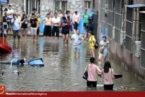بارندگی شدید در چین