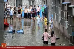 بارندگی شدید در چین