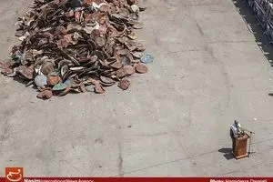 مراسم امحای ۱۰۰ هزار ماهواره با حضور سردار نقدی