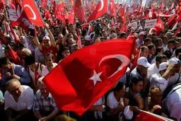 تظاهرات بزرگ دموکراسی‌خواهی در ترکیه