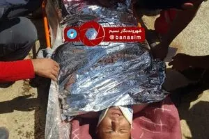 عکس خبری :: نجات حادثه‌دیدگان در کوه گنج‌نامه توسط تیم امداد و نجات کوهستان