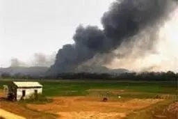 آتش سوزی گسترده در نزدیکی مقر ناتو در ترکیه