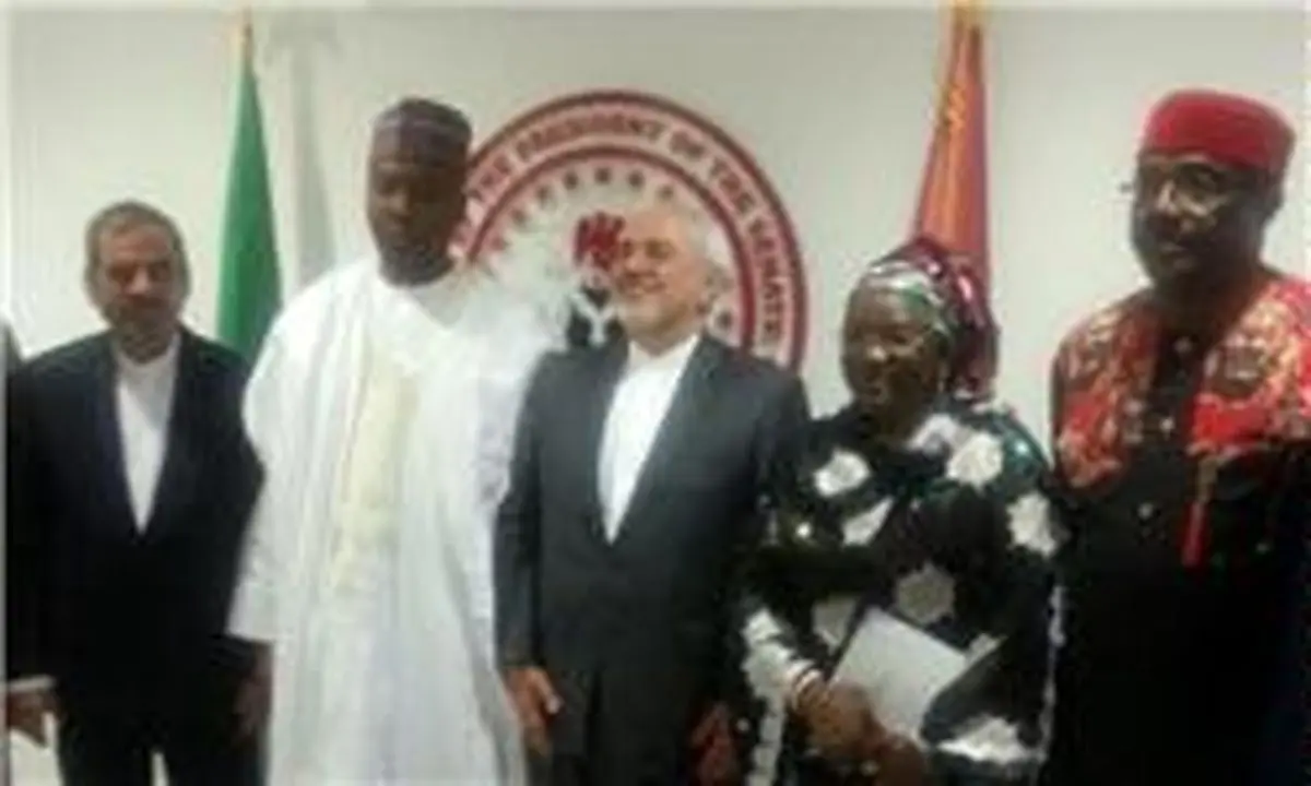 ظریف با رئیس مجلس سنای نیجریه دیدار کرد